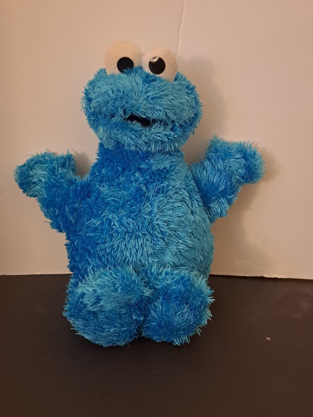 2013 Hasbro Sesame Street Blue Cookie Monster Plush Stuffed Animal Toy 10" Tall